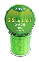 ZFISH Vlasec Green Cast Carp Line 1000m