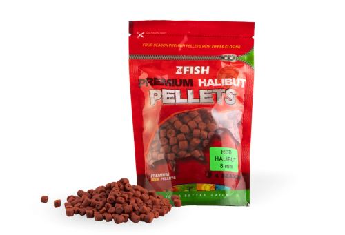 ZFISH Chytacie Pelety Premium HALIBUT 8mm/200g