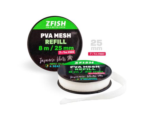 ZFISH Pančucha PVA PRE Refill 25 mm/7 + 1 m Zadarmo!