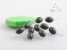 ZFISH Korálky Tungsten Oval Beads (1)