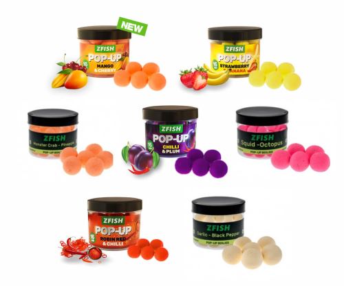 ZFISH Plovoucí Boilies Pop-Up 16mm - 60g