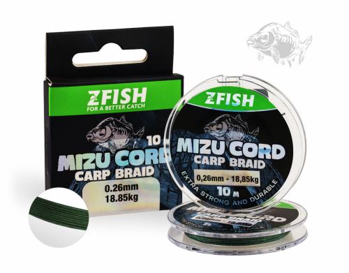 ZFISH Šnúrka MizuCord Carp braid line 10m