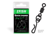 ZFISH Obratlík Quick Change Ring Swivel Matt veľ.8