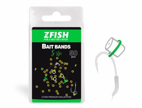ZFISH Nástrahový Krúžok Micro Bait Bands 50ks