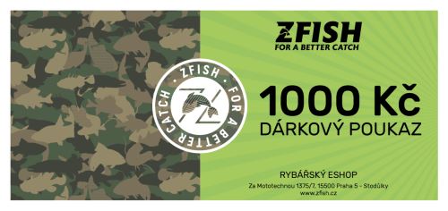 Zfish Dárkový Poukaz 1000,- Kč