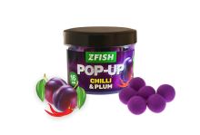 Zfish Plávajúce Boilies Pop Up 16mm - Chilli & Plum