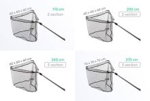 ZFISH Podberák Landing Net ZFX Rubber Mesh (2)