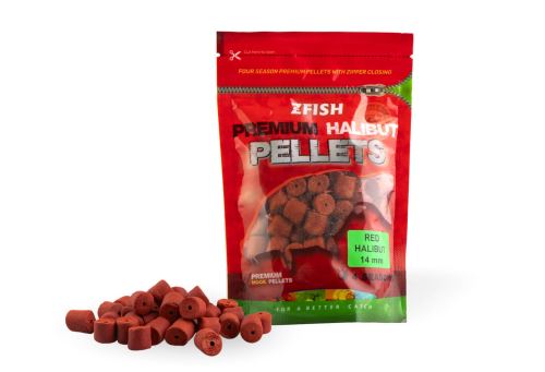 ZFISH Chytacie Pelety Premium HALIBUT 14mm/200g