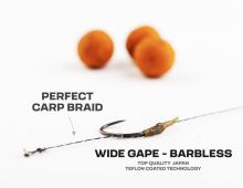 ZFISH Návazec Wide Gape Bez Protihrotu Carp Rig (3)