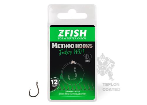 ZFISH Háčky Method Feeder PRO 1